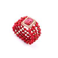 womens wrap bracelet fashion alloy round red jewelry for halloween chr ...