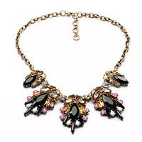 Women\'s Statement Necklaces Drop Glass Alloy Unique Design Fashion Personalized Jewelry For Wedding Party Birthday Gift Daily Casual 1pc