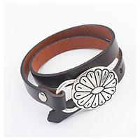 womens leather bracelet natural friendship fashion bohemian leather al ...