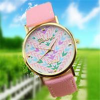 Women\'s Fashion Watch Quartz Silicone Band Casual Black White Blue