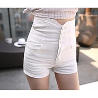 womens mid rise strenchy shorts pants sexy cute slim solid