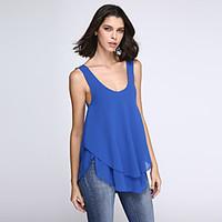 womens going out sexy street chic tanks solid round neck sleeveless bl ...