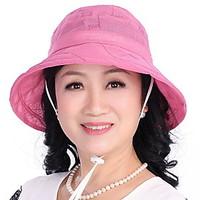 Women Foldable Summer Breathable Shade Ladies Anti-UV Thin Fisherman Dome Bow Sunshade Cloth Hat