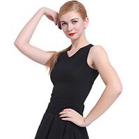 womens vintage short vest solid black v neck sleeveless cotton linen o ...