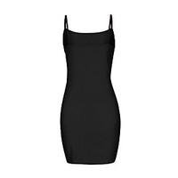 Women\'s Casual/Daily Club Holiday Sexy Simple Street chic Bodycon Sheath Dress, Solid Strap Above Knee Sleeveless Polyester Spring Summer