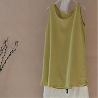 womens going out party sexy cute tank top solid round neck sleeveless  ...