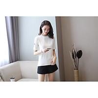 womens daily casual simple t shirt embroidery round neck short sleeve  ...