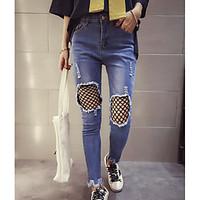 Women\'s High Waist Micro-elastic Culotte Pants, Sexy Slim Solid