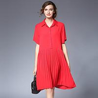 womens plus size going out casualdaily simple boho loose dress solid s ...