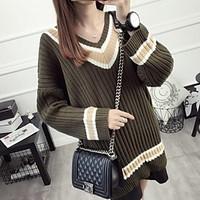 womens going out casualdaily cute short pullover solid black green yel ...