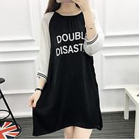 womens going out casualdaily sexy street chic loose dress print round  ...