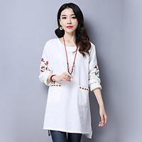 womens beach boho summer blouse print cowl long sleeve blue pink black ...