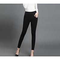 womens plus size skinny chinos pants going out casualdaily simple soli ...