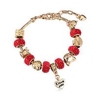 Women\'s Chain Bracelet Jewelry Fashion Gem Rhinestone Alloy Irregular Jewelry For Party Special Occasion Gift 1pc