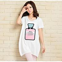 womens going out casualdaily beach simple cute summer t shirt solid pr ...