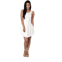 womens party going out sexy a line sheath dress solid v neck knee leng ...