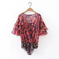 womens going out rompers sexy cute loose print summer fall