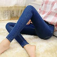 womens mid rise strenchy jeans pants simple skinny solid