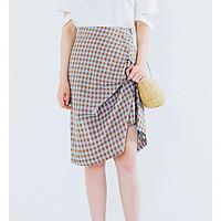 Women\'s Casual/Daily Above Knee Skirts A Line Geometric Summer