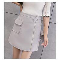 womens going out mini skirts a line solid summer