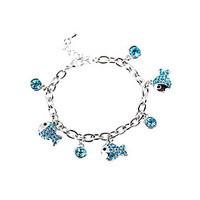 Women\'s Charm Bracelet Jewelry Natural Handmade Fashion Vintage Rhinestone Alloy Star Jewelry 147Wedding Party Anniversary Birthday