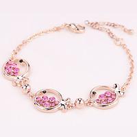 Women\'s Chain Bracelet Jewelry Natural Handmade Fashion Vintage Rhinestones Alloy Round Irregular Jewelry 147Wedding Party Anniversary