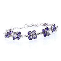 Women\'s Chain Bracelet Jewelry Natural Handmade Fashion Vintage Crystal Alloy Round Irregular Jewelry 147Wedding Party Anniversary