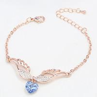 Women\'s Chain Bracelet Jewelry Natural Handmade Fashion Vintage Crystal Alloy Heart Irregular Jewelry 147Wedding Party Anniversary