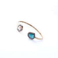 womens chain bracelet natural fashion rhinestone alloy round jewelry 1 ...