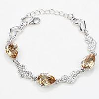 womens chain bracelet jewelry natural handmade fashion vintage crystal ...