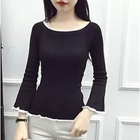 womens casualdaily simple regular cardigan solid round neck long sleev ...