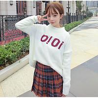 womens daily casual cute regular pullover quotes sayings round neck lo ...