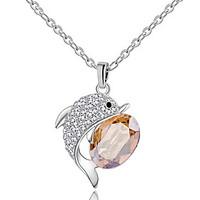 womens pendant necklaces jewelry animal shape jewelry crystal alloy un ...