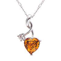 Women\'s Pendant Necklaces Jewelry Heart Jewelry Crystal Alloy Unique Design Euramerican Fashion Jewelry 147Party Other Ceremony Evening