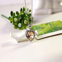 Women\'s Pendant Necklaces Jewelry Heart Jewelry Crystal Alloy Unique Design Euramerican Fashion Jewelry 147Party Other Ceremony Evening