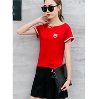 womens casualdaily street chic spring t shirt skirt suits solid hooded ...