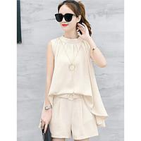 womens going out simple summer jacket solid round neck sleeveless shor ...