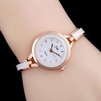 Women\'s Fashion Simplicity Scriptures Quartz Alloy Lady Watch Cool Watches Unique Watches Strap Watch