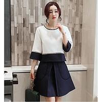 womens casualdaily work simple street chic spring summer shirt dress s ...