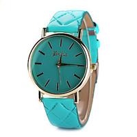 Women\'s Leather Band White Case Analog Quartz Wrist Watch Gift Cool Watches Unique Watches Fashion Watch