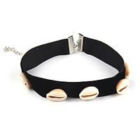 Women\'s Choker Necklaces Jewelry Jewelry Leather Alloy Euramerican Fashion Jewelry For Party Special Occasion Graduation 1pc