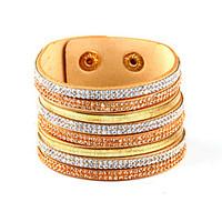 Women\'s Wrap Bracelet Jewelry Fashion Punk Leather Alloy Round Jewelry For Special Occasion Sports 1pc
