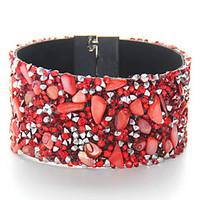 Women\'s Bangles Jewelry Fashion Punk Leather Alloy Round Jewelry For Special Occasion Sports 1pc
