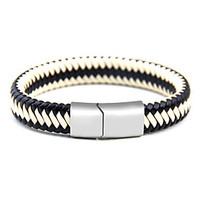 Women\'s Bangles Jewelry Fashion Punk Leather Alloy Round Jewelry For Special Occasion Sports 1pc