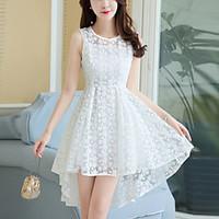 womens going out party sexy street chic fashion slim a line lace dress ...