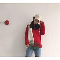 womens maternity casualdaily hoodie solid oversized round neck removab ...