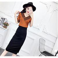 womens going out casualdaily street chic sophisticated blouse dress su ...