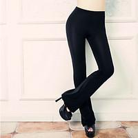 womens wide leg solid color legging nylon