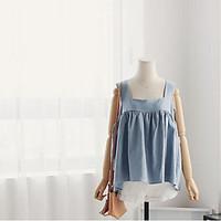 womens going out vintage summer t shirt solid strap sleeveless cotton  ...