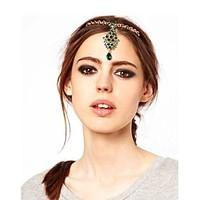 Women Alloy/Gemstone Head Chain , Vintage/Party